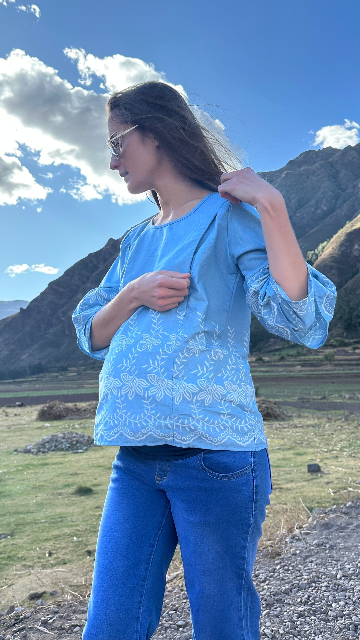 Blusa denim
