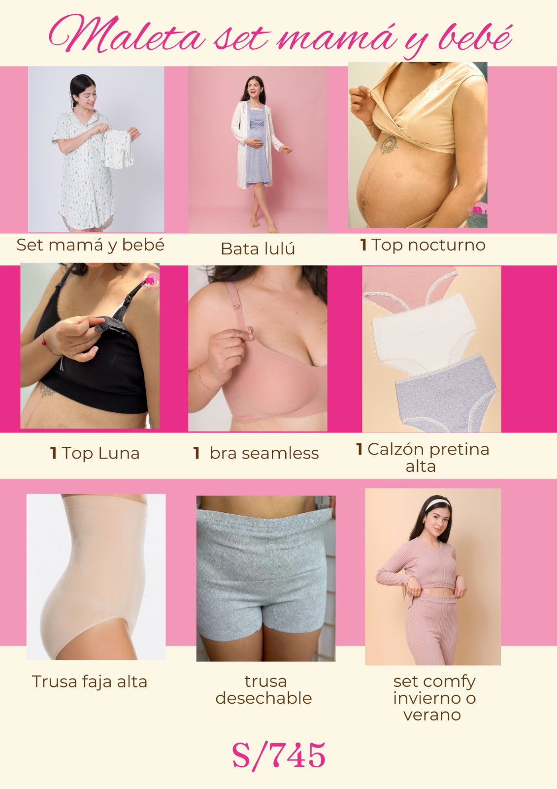 MALETA SET MAMÁ Y BEBÉ
