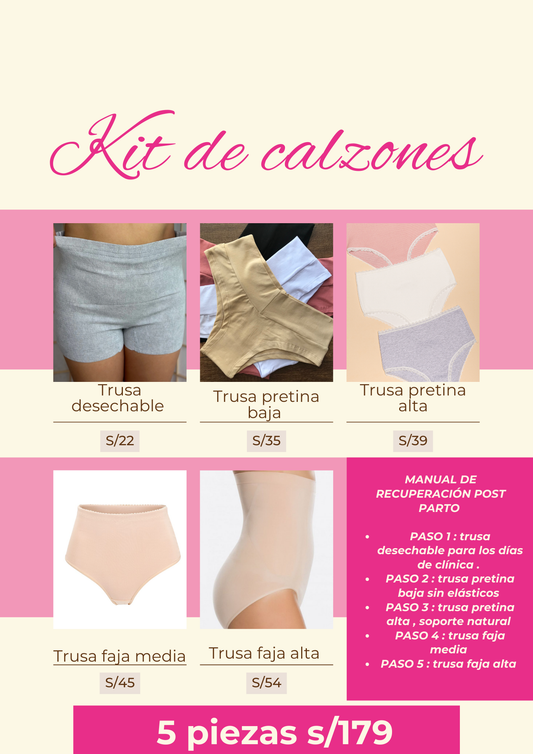 kit de calzones