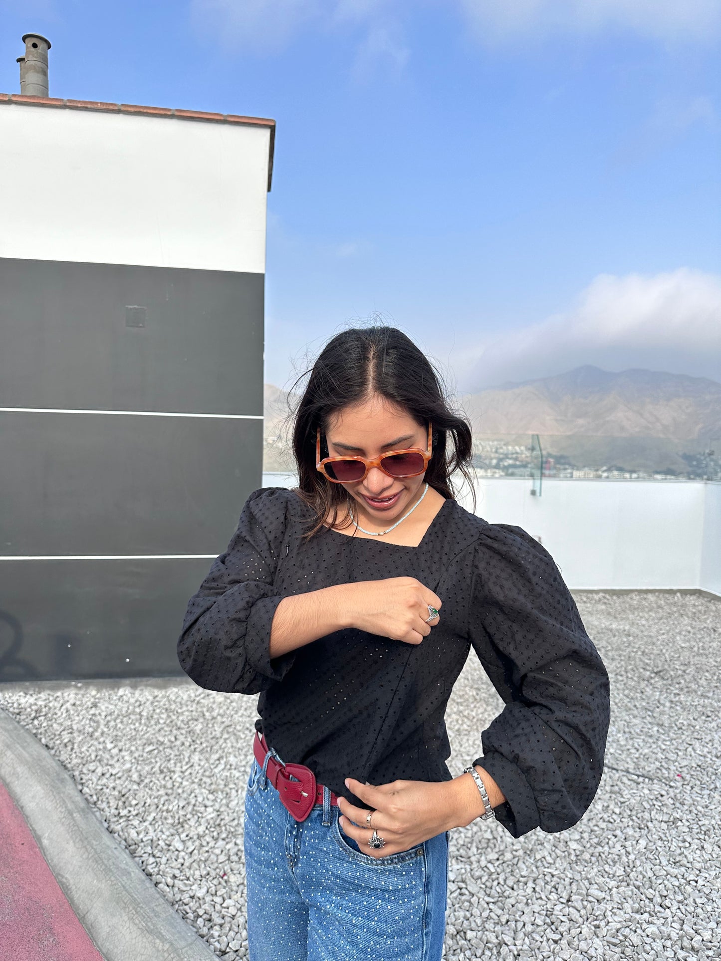 Blusa sofia manga larga
