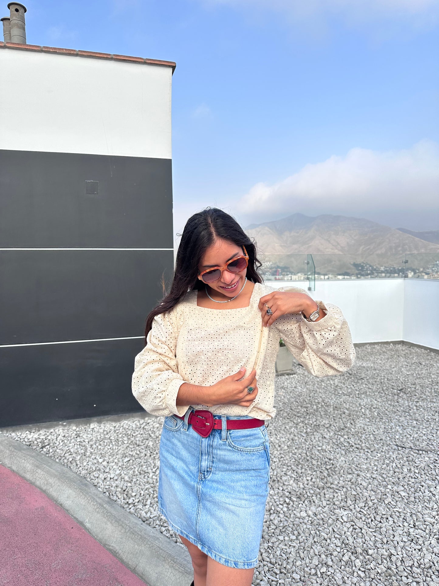 Blusa sofia manga larga