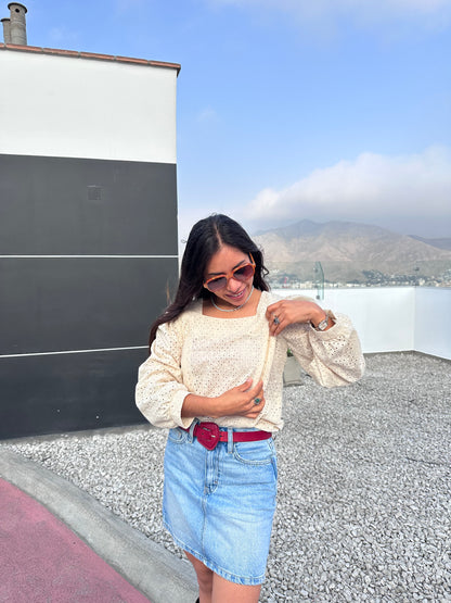 Blusa sofia manga larga