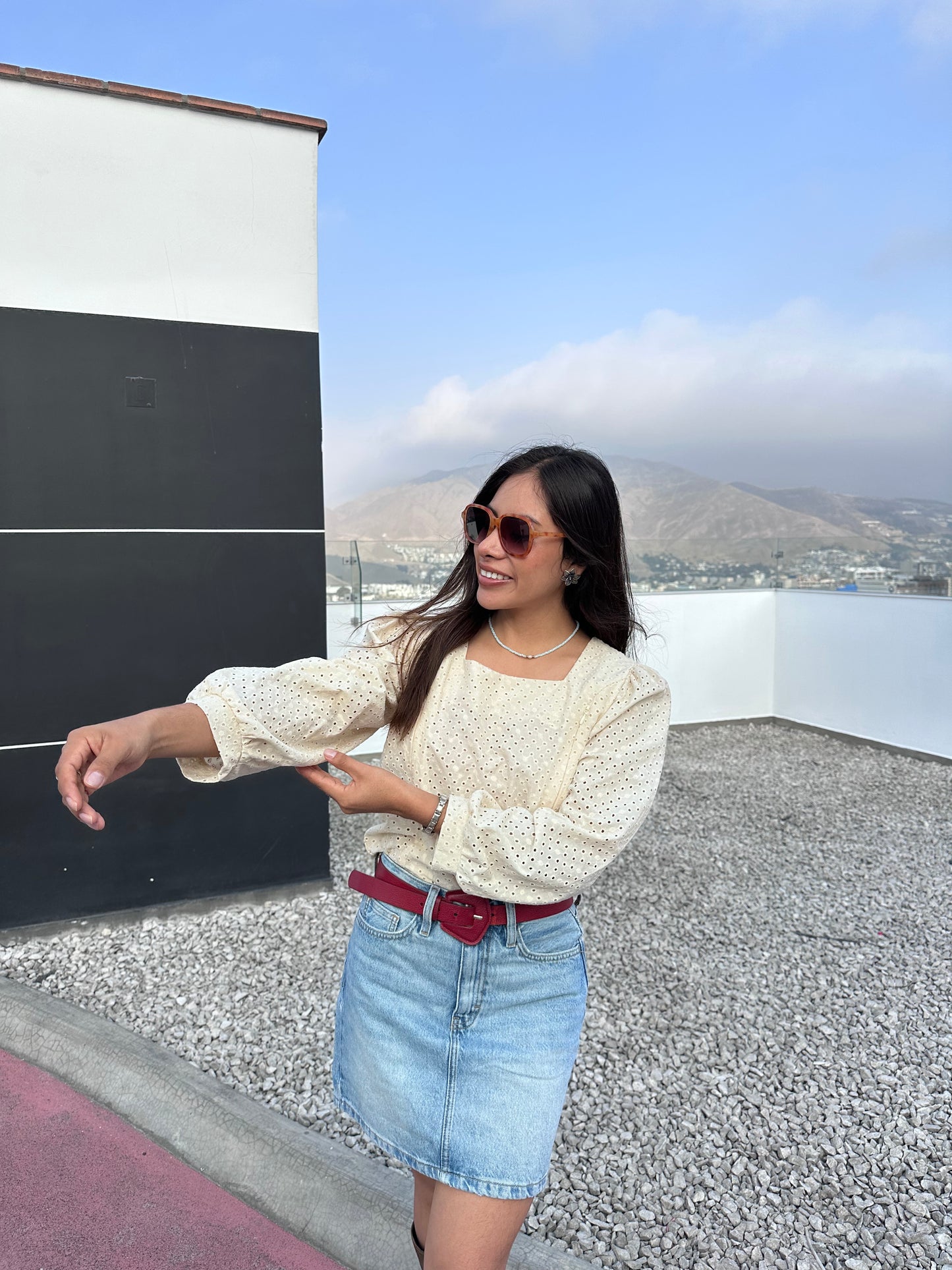 Blusa sofia manga larga