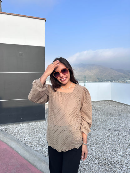 Blusa sofia manga larga