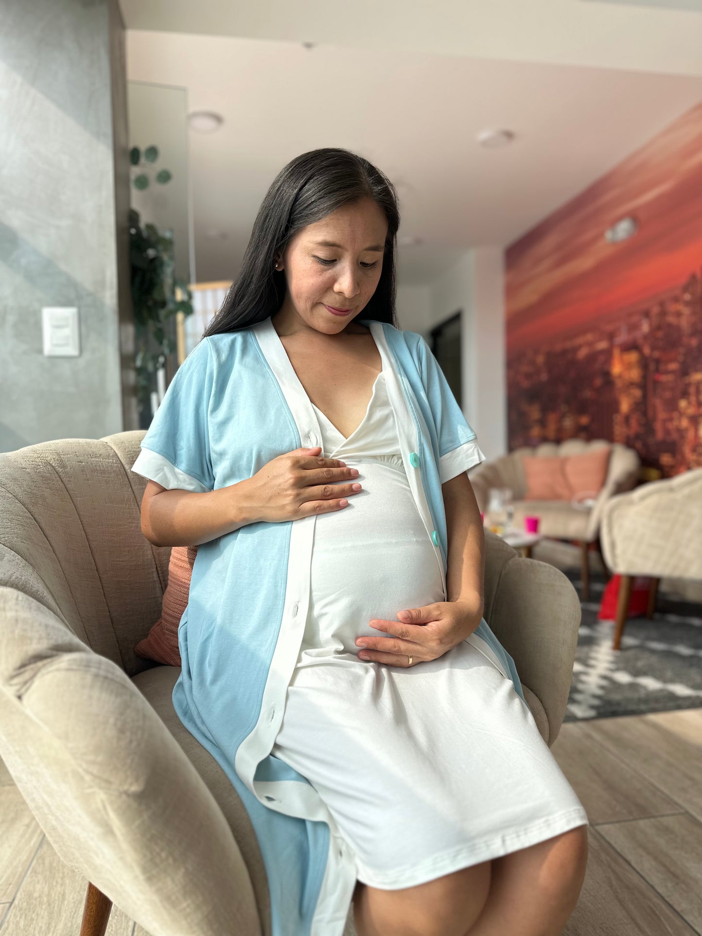 Bata clinica de 2 piezas