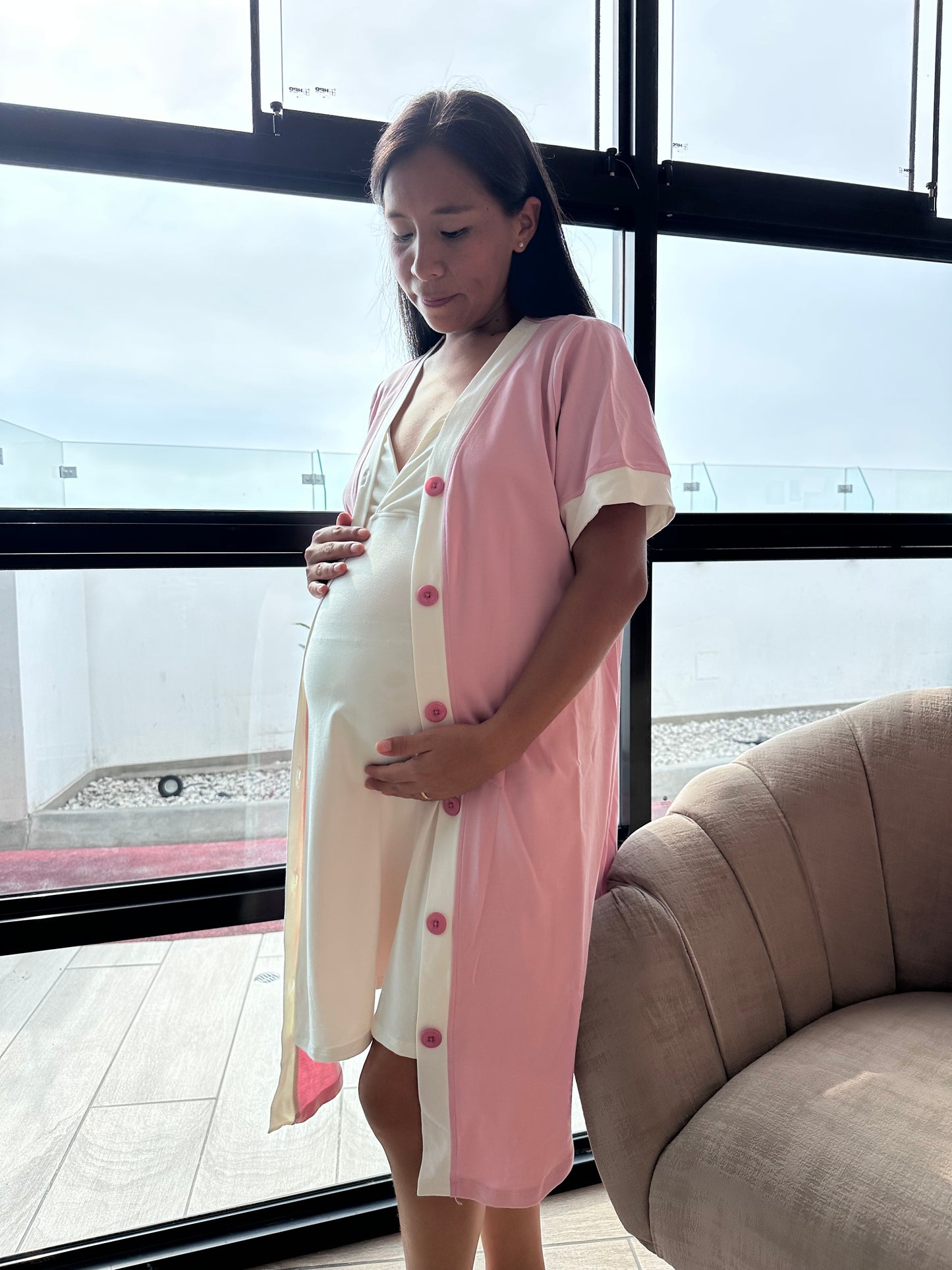 Bata clinica de 2 piezas