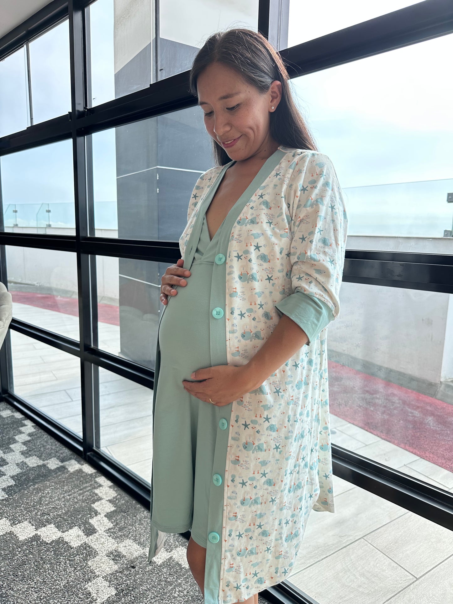 Bata clinica de 2 piezas