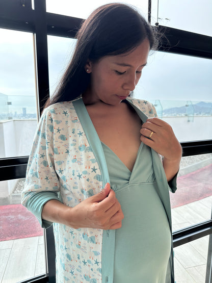 Bata clinica de 2 piezas