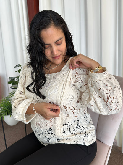 blusa broderie