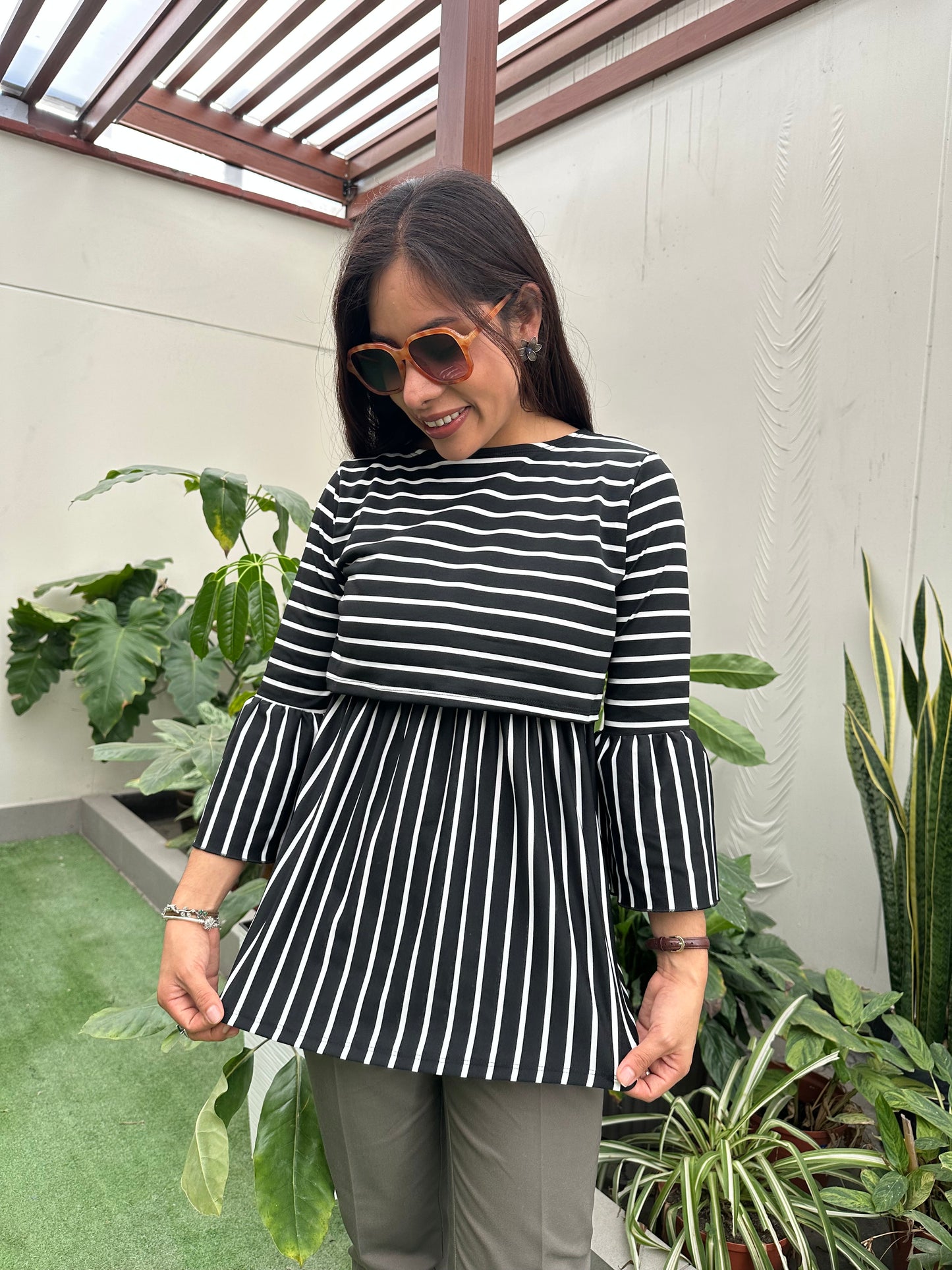 Blusa Rayas