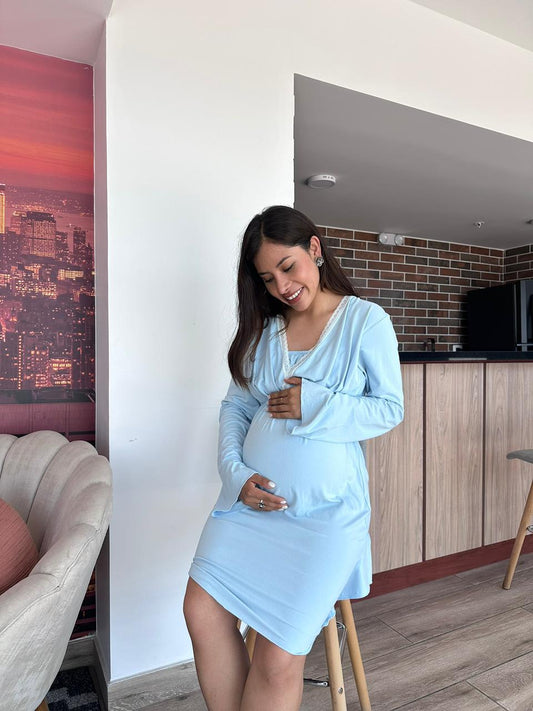 Camisón Lía manga larga