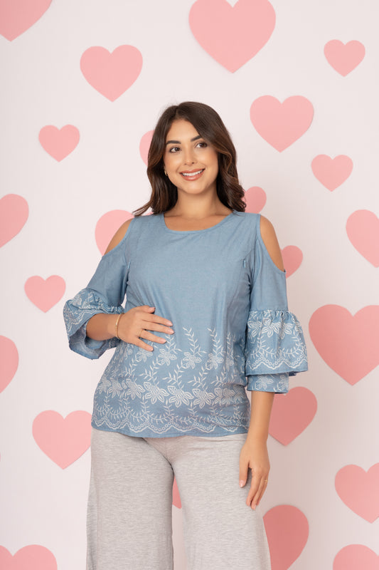 Blusa denim