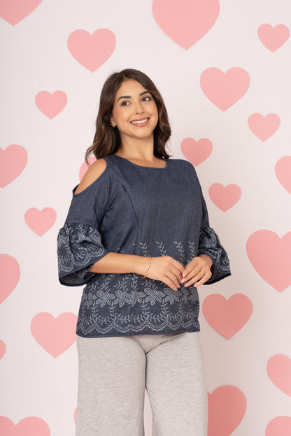 Blusa denim