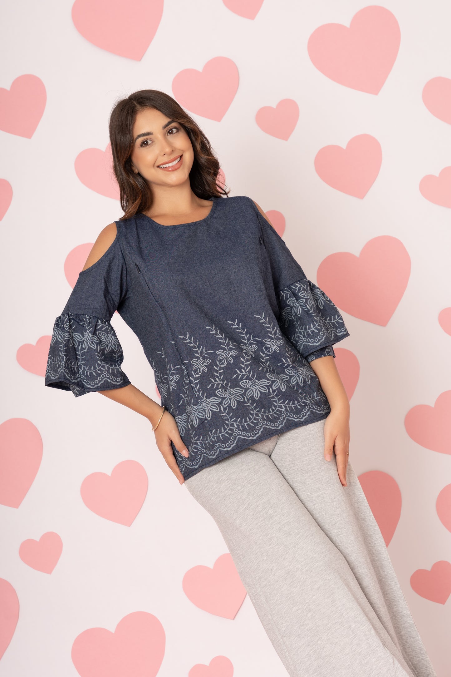 Blusa denim