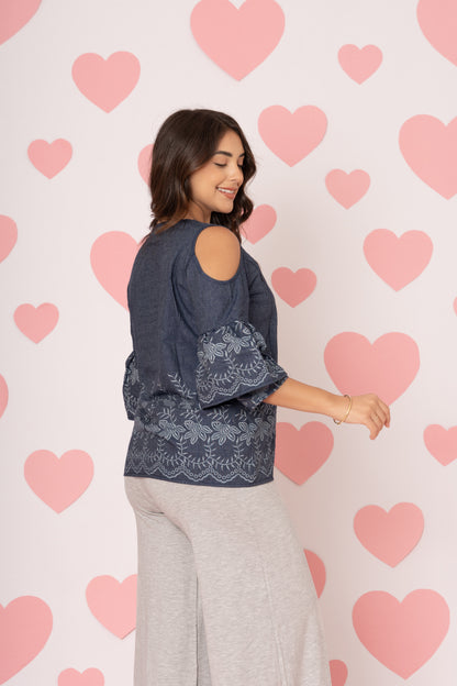 Blusa denim