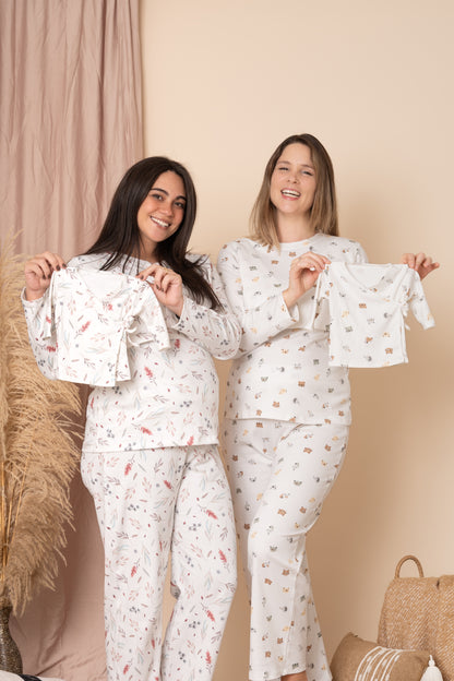PIJAMA DE ALGODÓN + SET BB