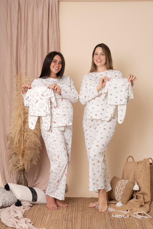 PIJAMA DE ALGODÓN + SET BB